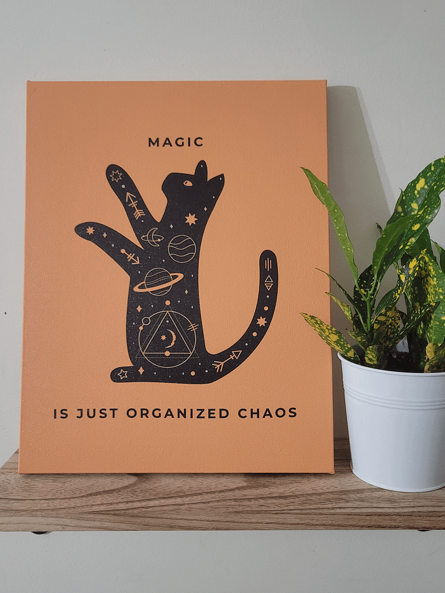 Magic Is Just Organized Chaos--Canvas Artwork product image (2)