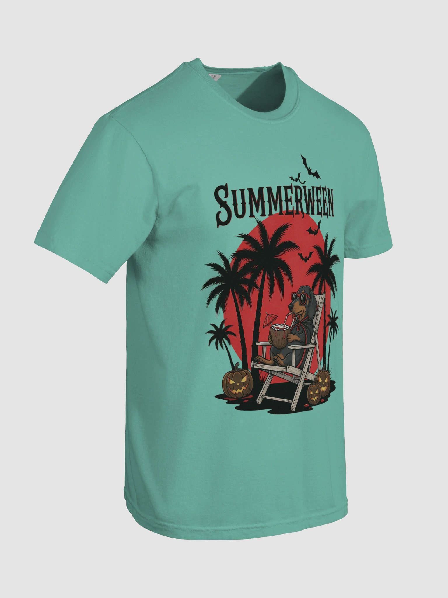 Summerween Vampire Dachshund T-Shirt product image (54)