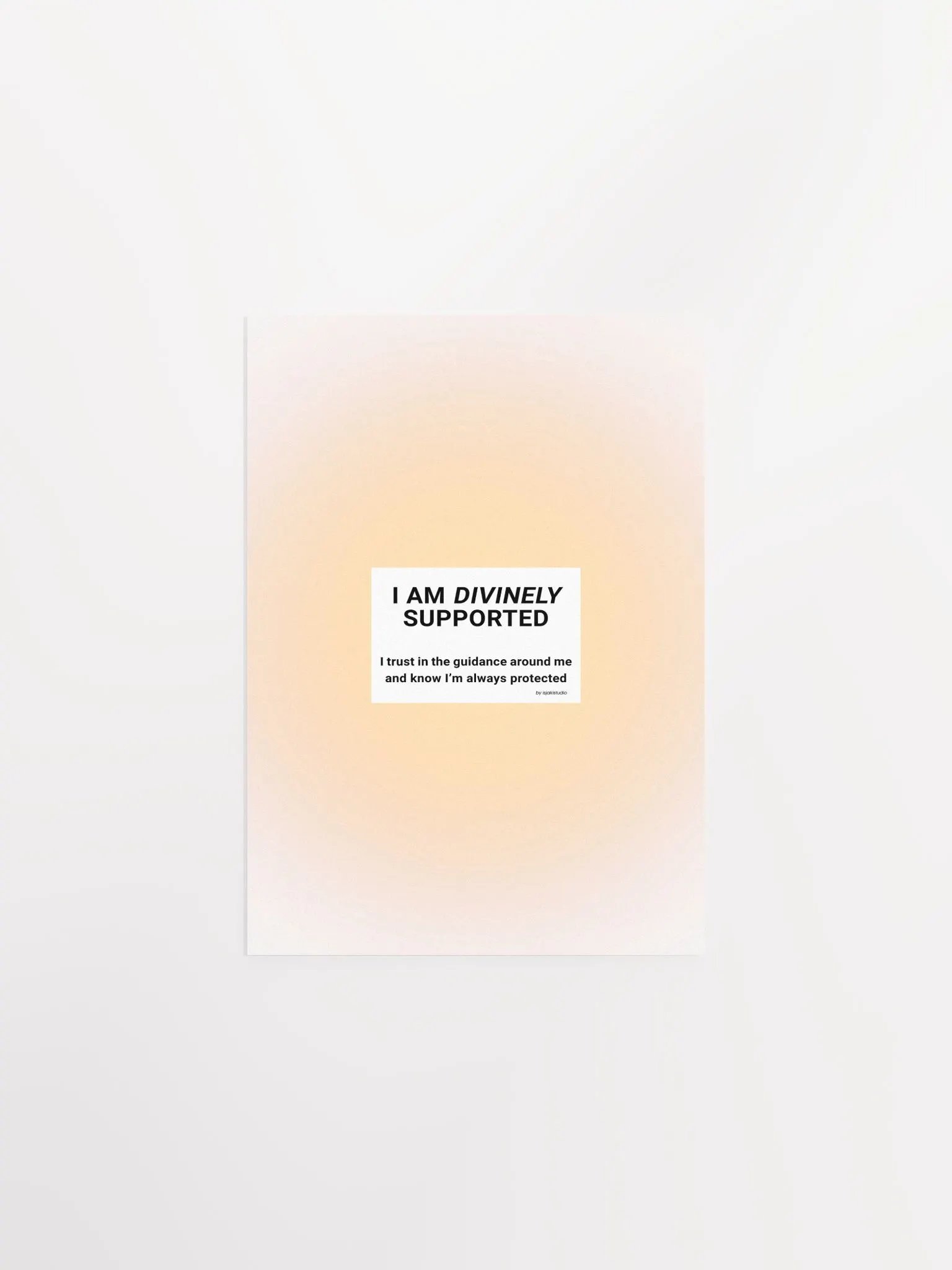 I Am Divinely Supported Gradient Print product image (7)