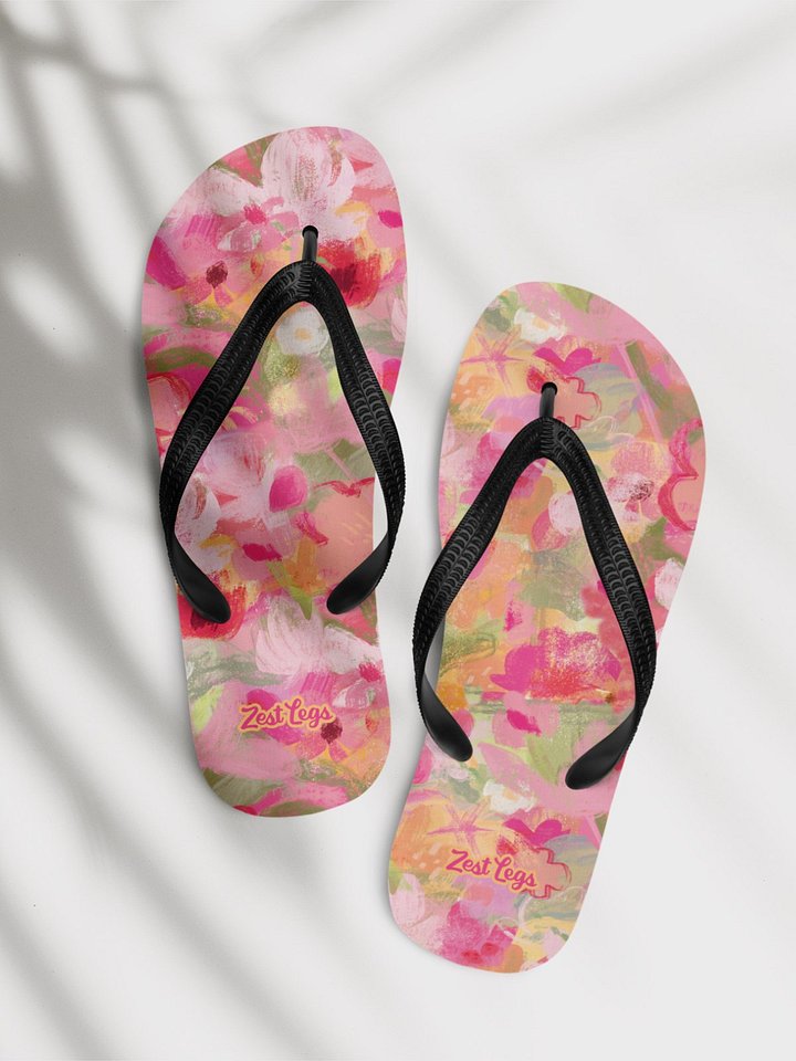 Flip flops "Sweet Pastel Florals of Spring" product image (1)