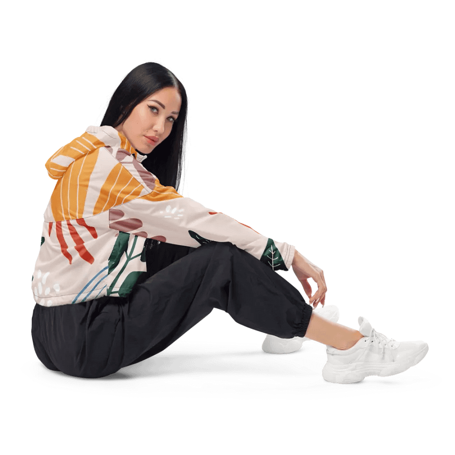 Botanical Bliss Women's Windbreaker product image (4)