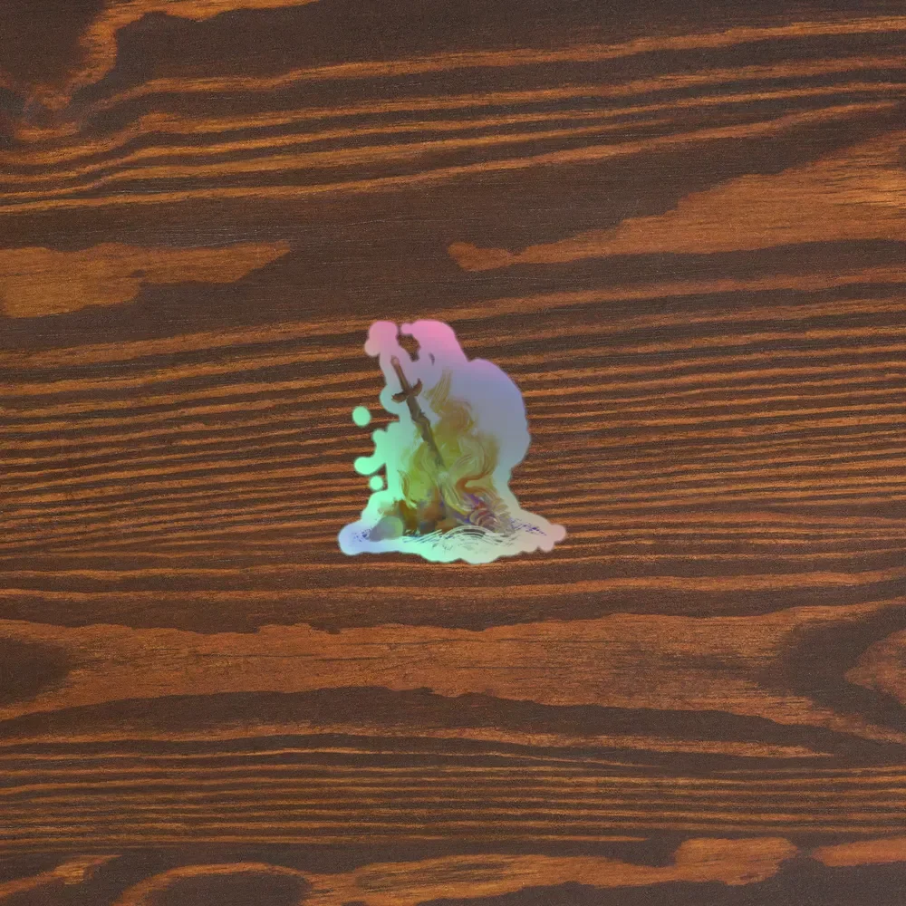 Bonfire Holographic Sticker product image (2)