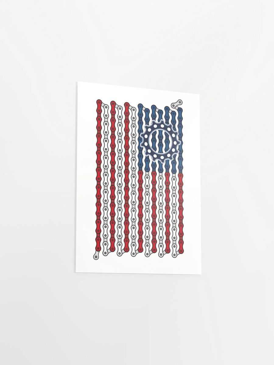 USA Betsy Ross Bike Chain Flag Poster product image (7)