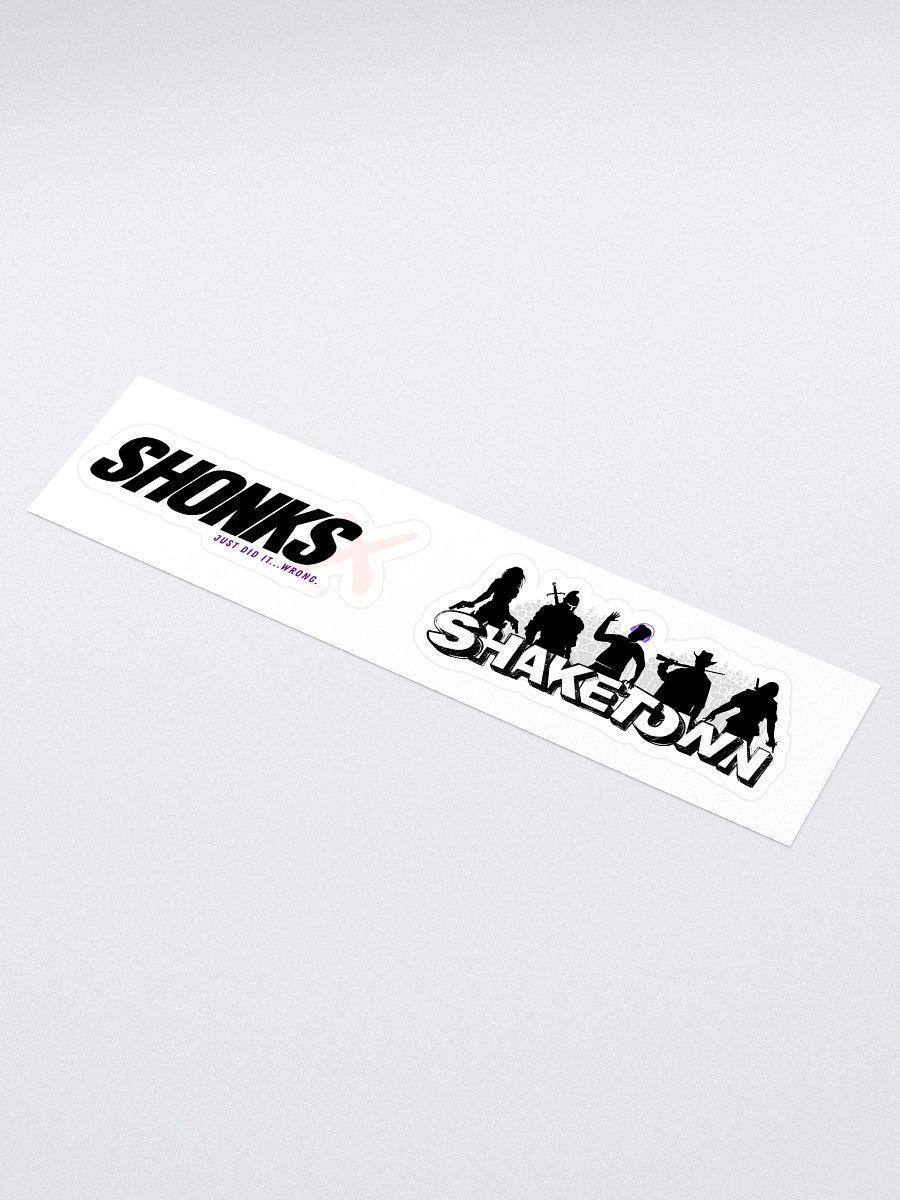 Shonks x ShakeTown Sticker Combo (15" x 3.75") product image (1)