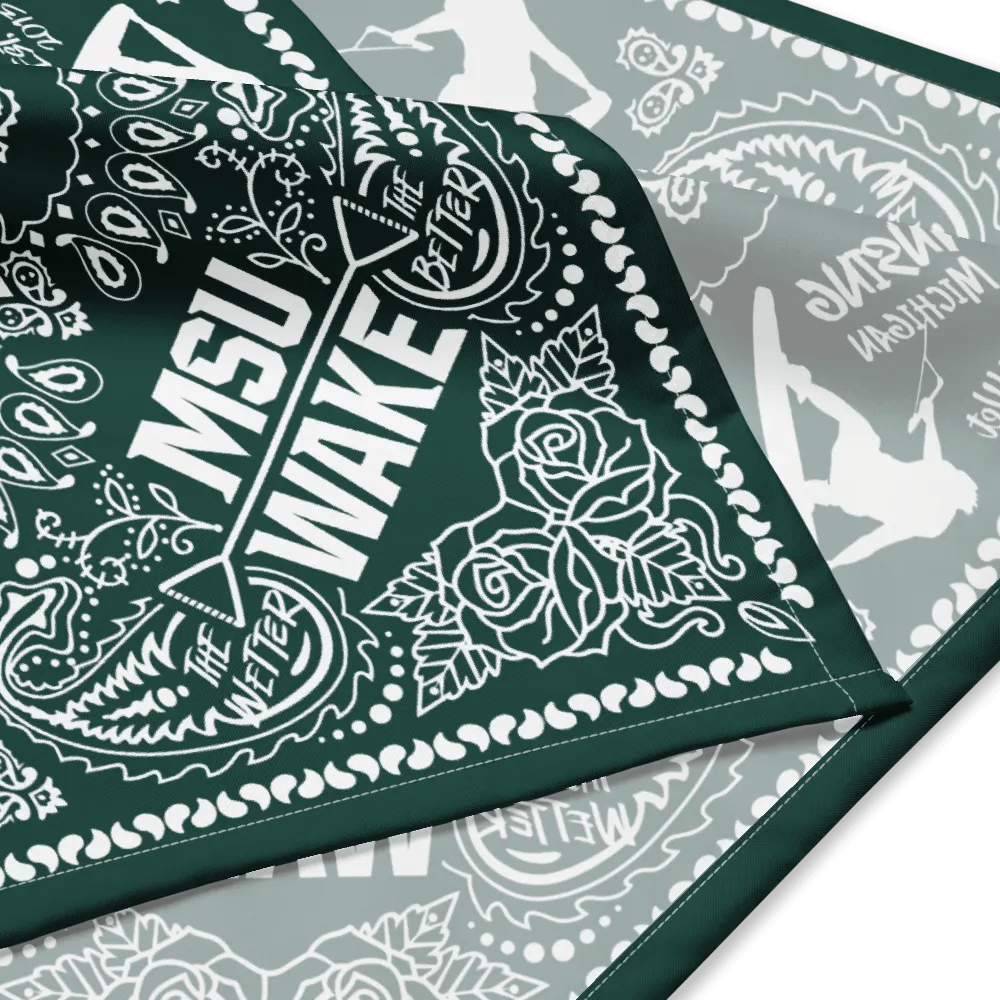 MSU Wake Bandanna product image (4)