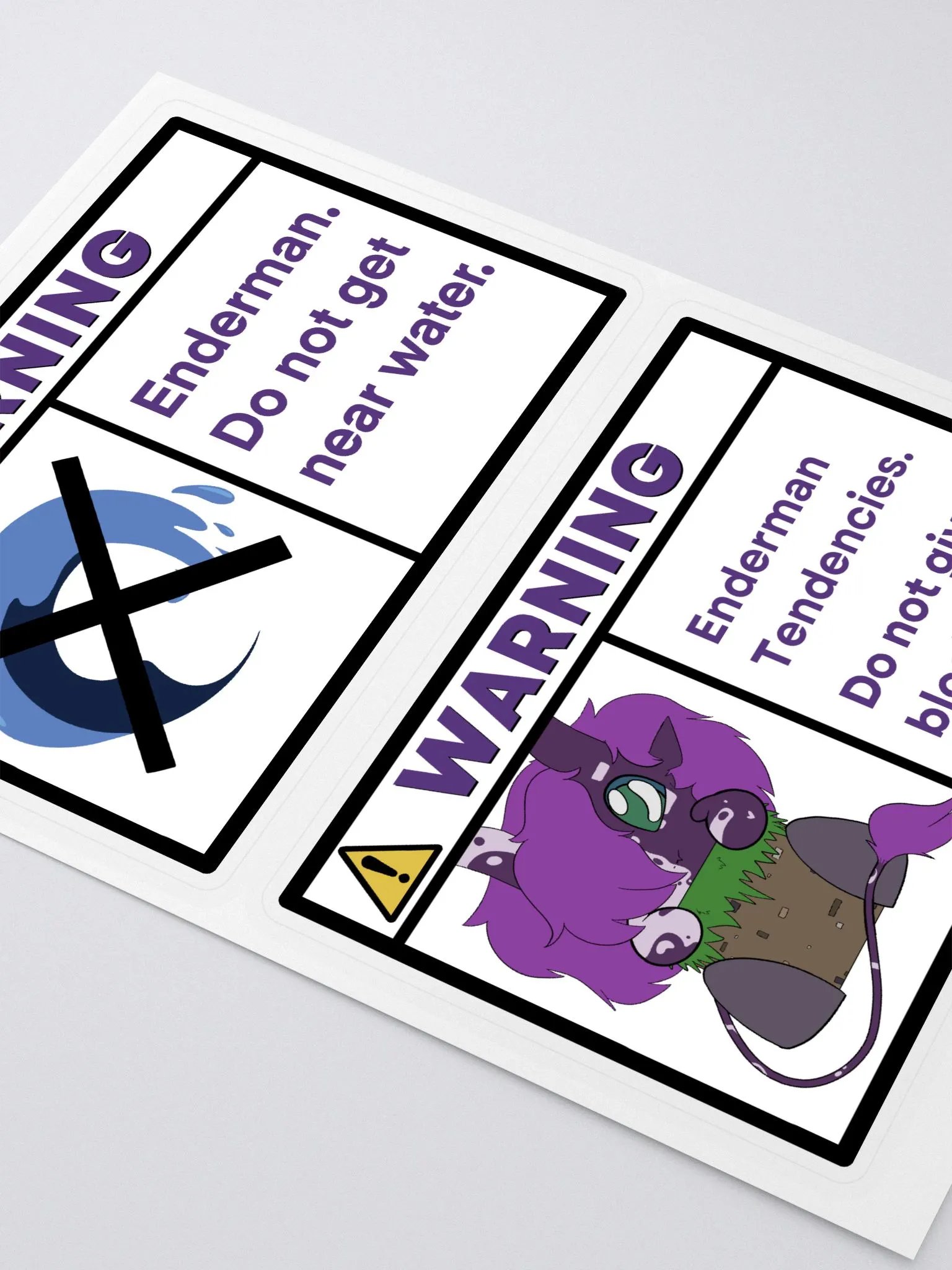 WARNING Sticker Set product image (3)