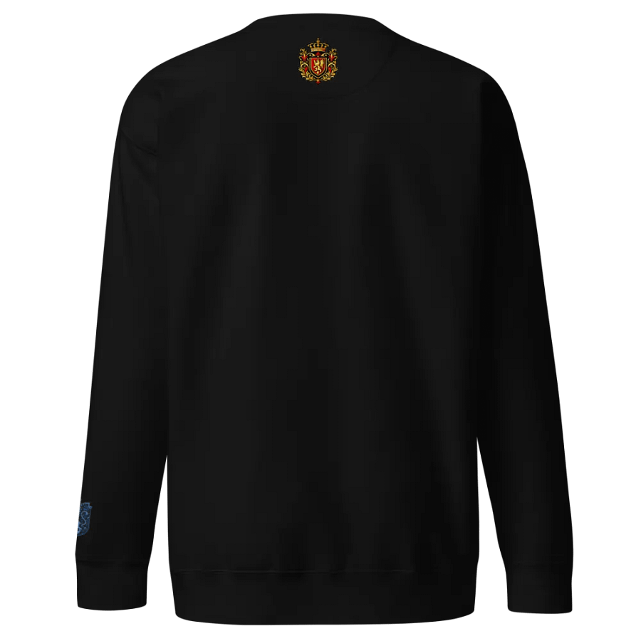 Red Regal Crest Cotton Sweatshirt product image (5)