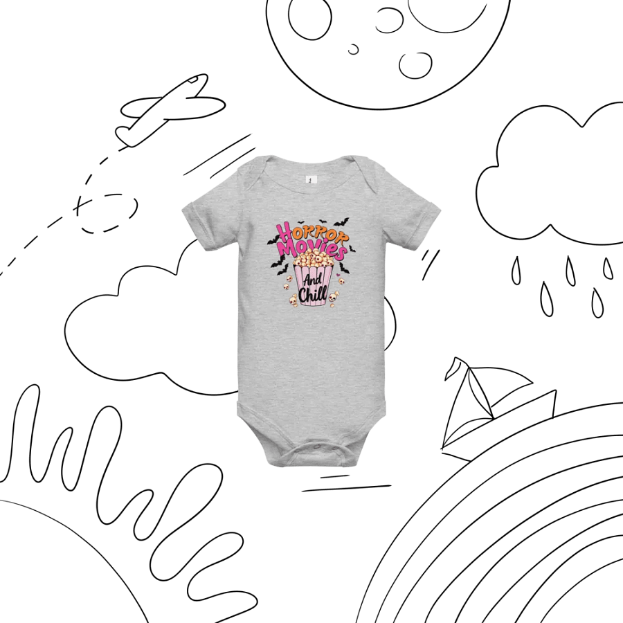 Horror Movies And Chill Baby Romper Onesie product image (6)