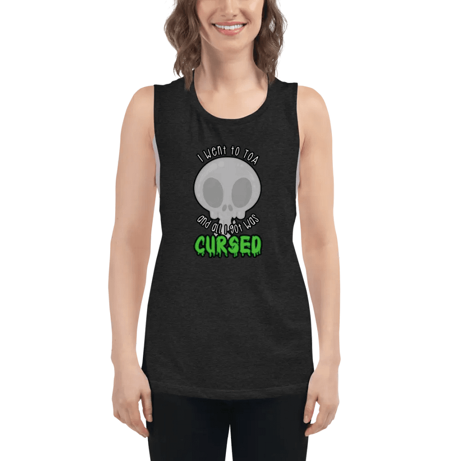 All I Got Was Cursed - Priest - Women's Style Muscle Tank product image (6)