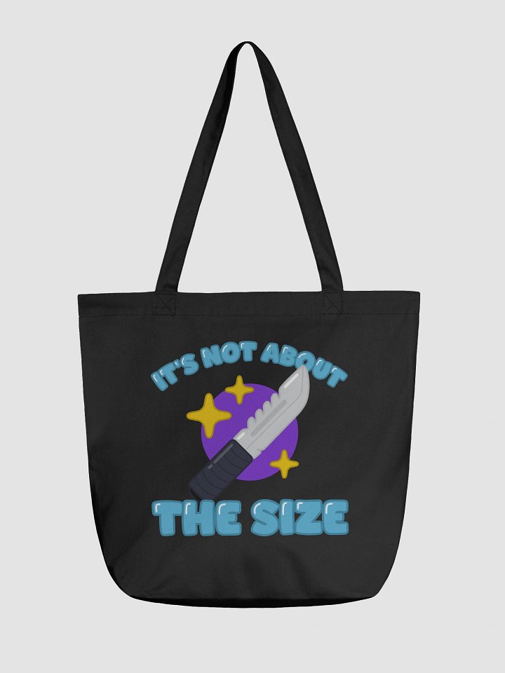 It's Not About the Size Tote Bag product image (1)