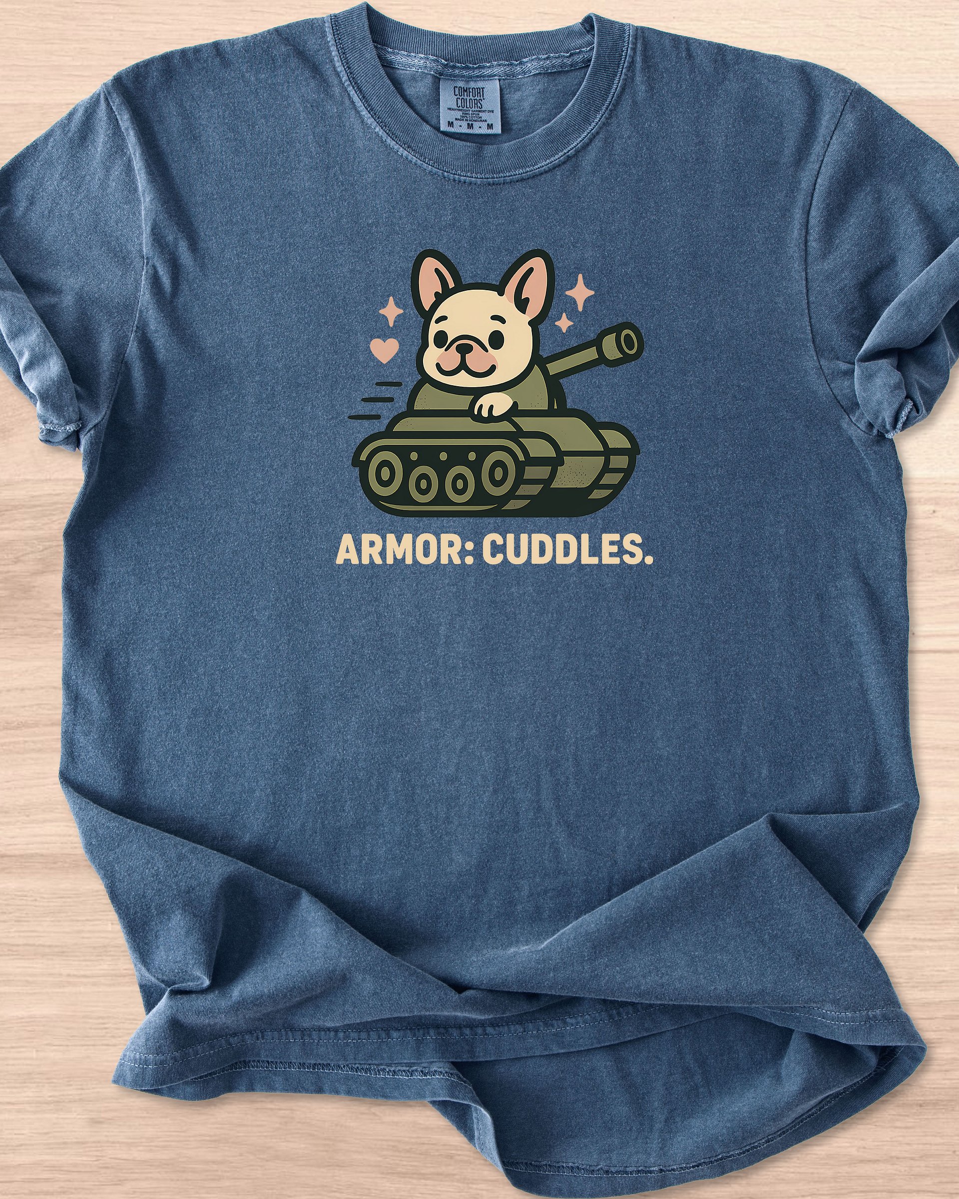 Tiny Tank Armor Cuddles (Frenchie) Tee product image (23)