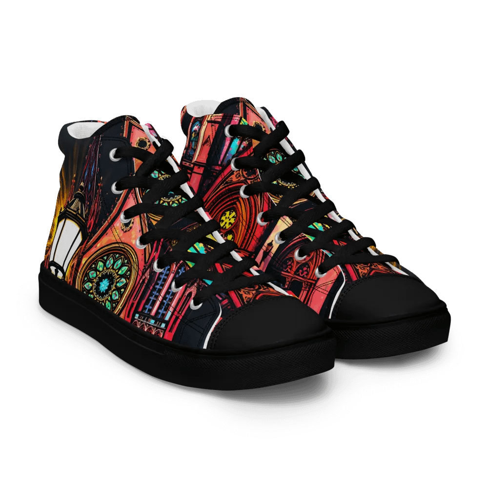 Gothic Cathedral Illumination Women's High Top Shoes product image (8)