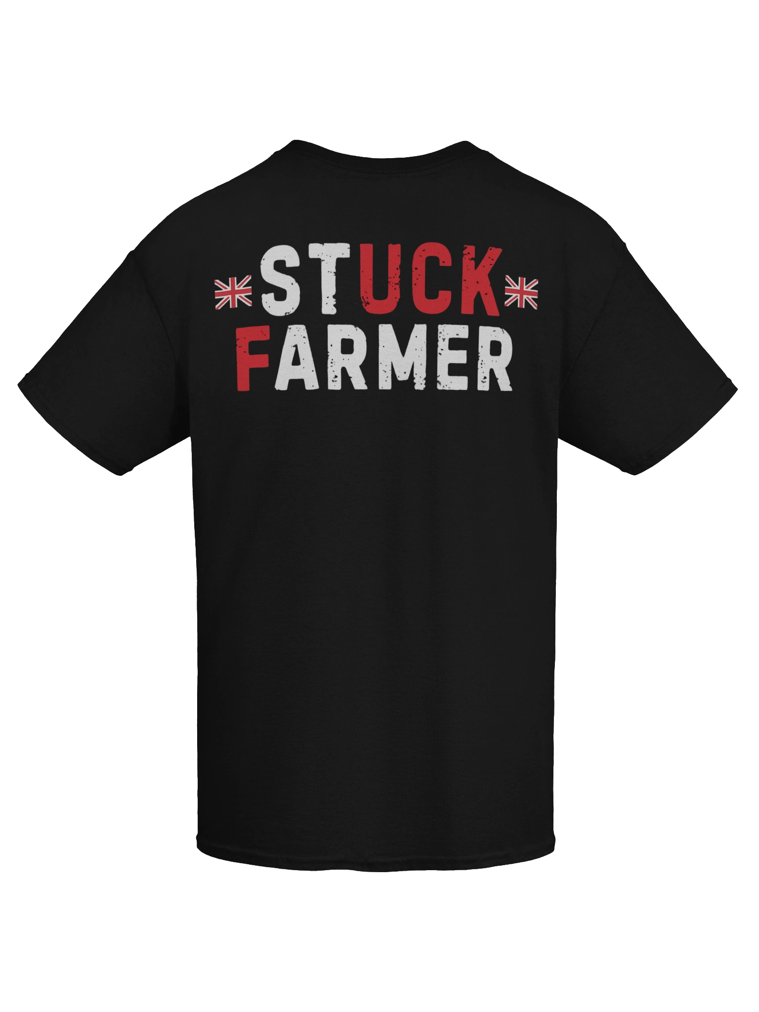 Stuck farmer back side and front side t shirt product image (97)