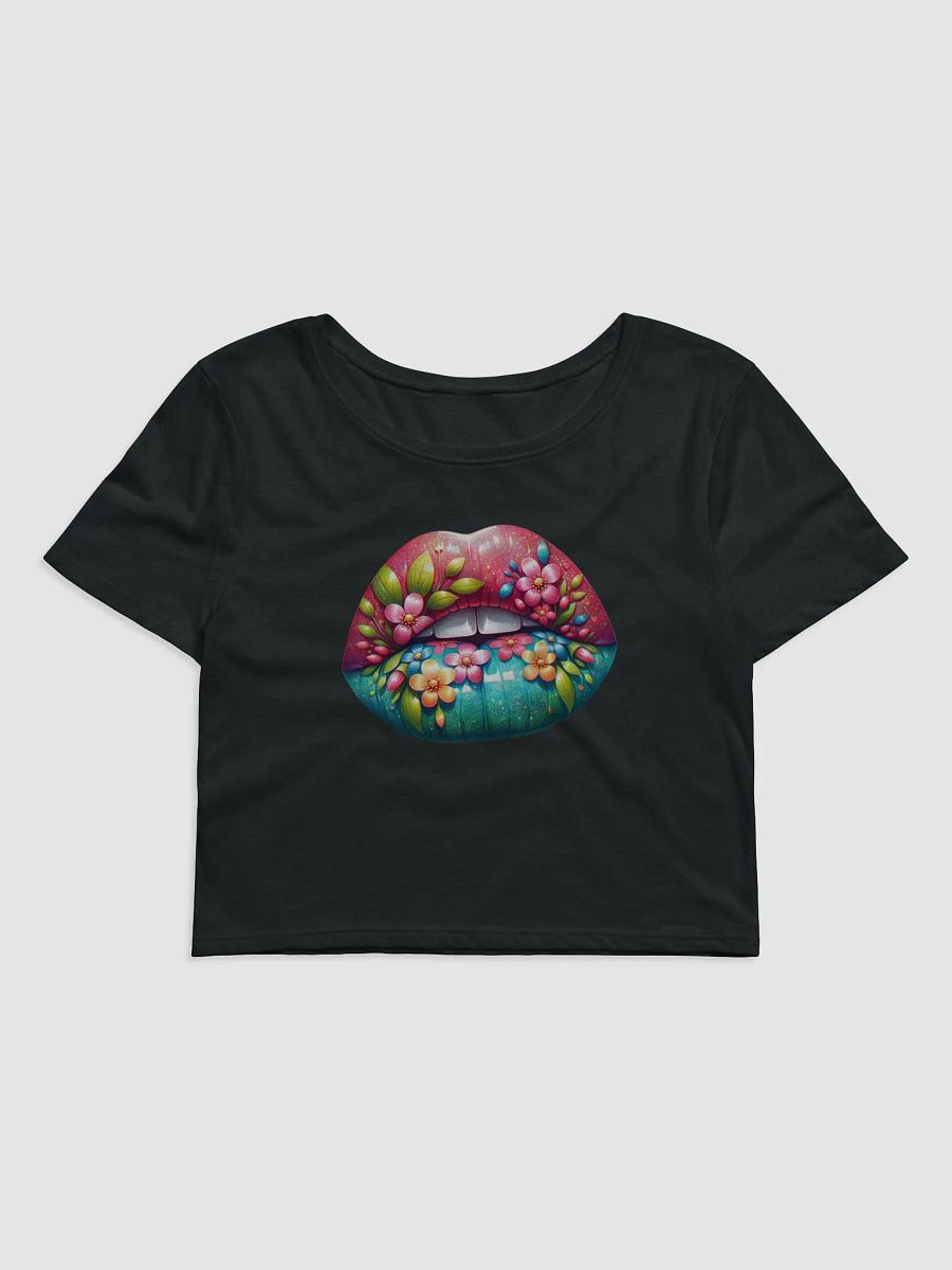 Blooming Lips Bella Canvas Crop Tee product image (2)