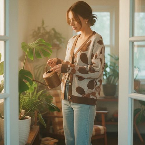 “Finding calm in the little moments 🌸☕”

Whether it’s tending to your favorite plants or simply enjoying a peaceful morning a...