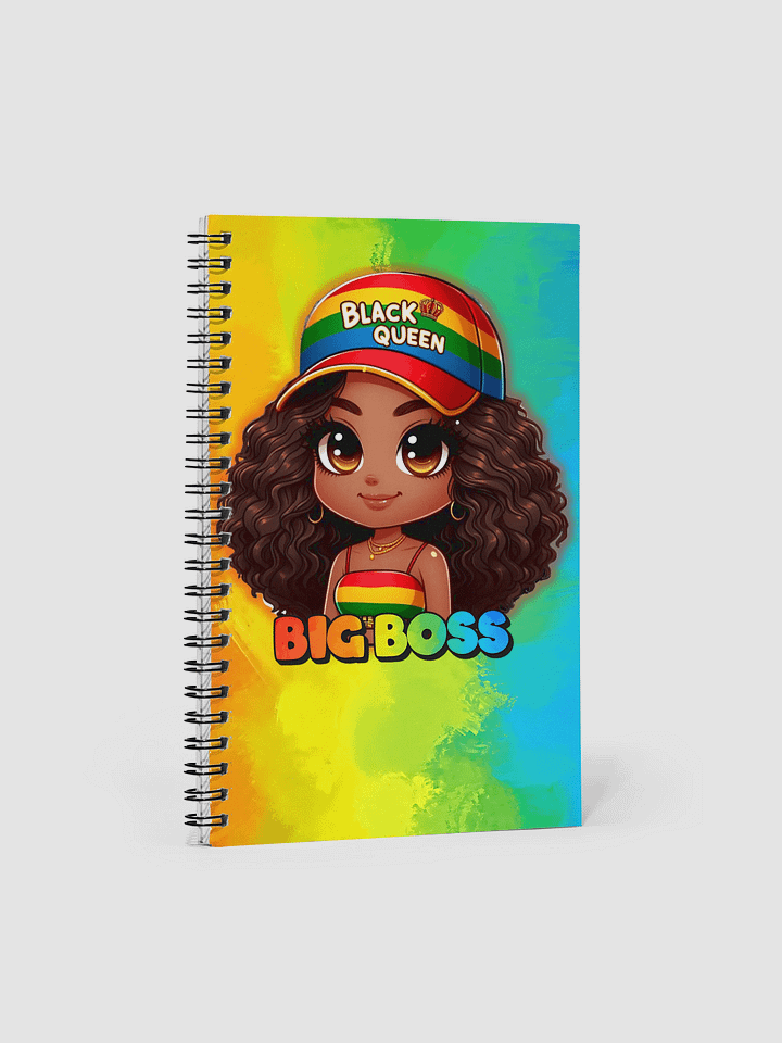 Black Queen Big Boss Spiral Notebook product image (1)