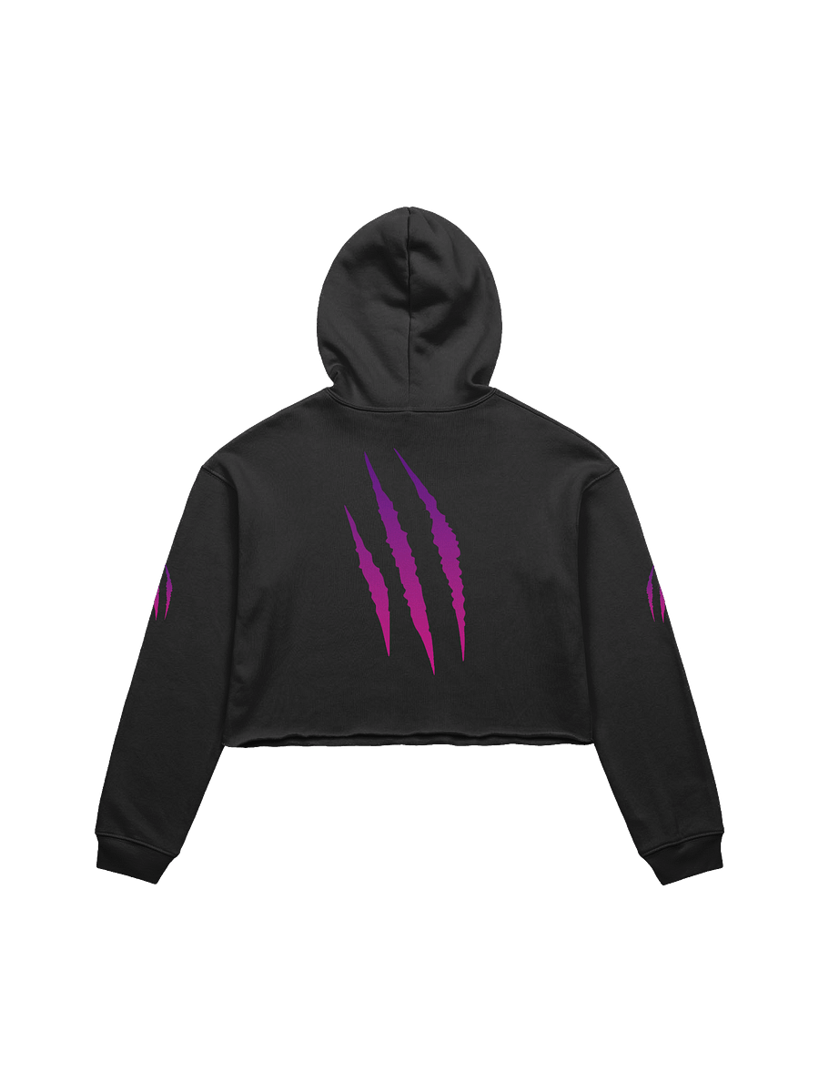 "Sexy and Ruthless" Bella+Canvas Fleece Crop Hoodie product image (2)