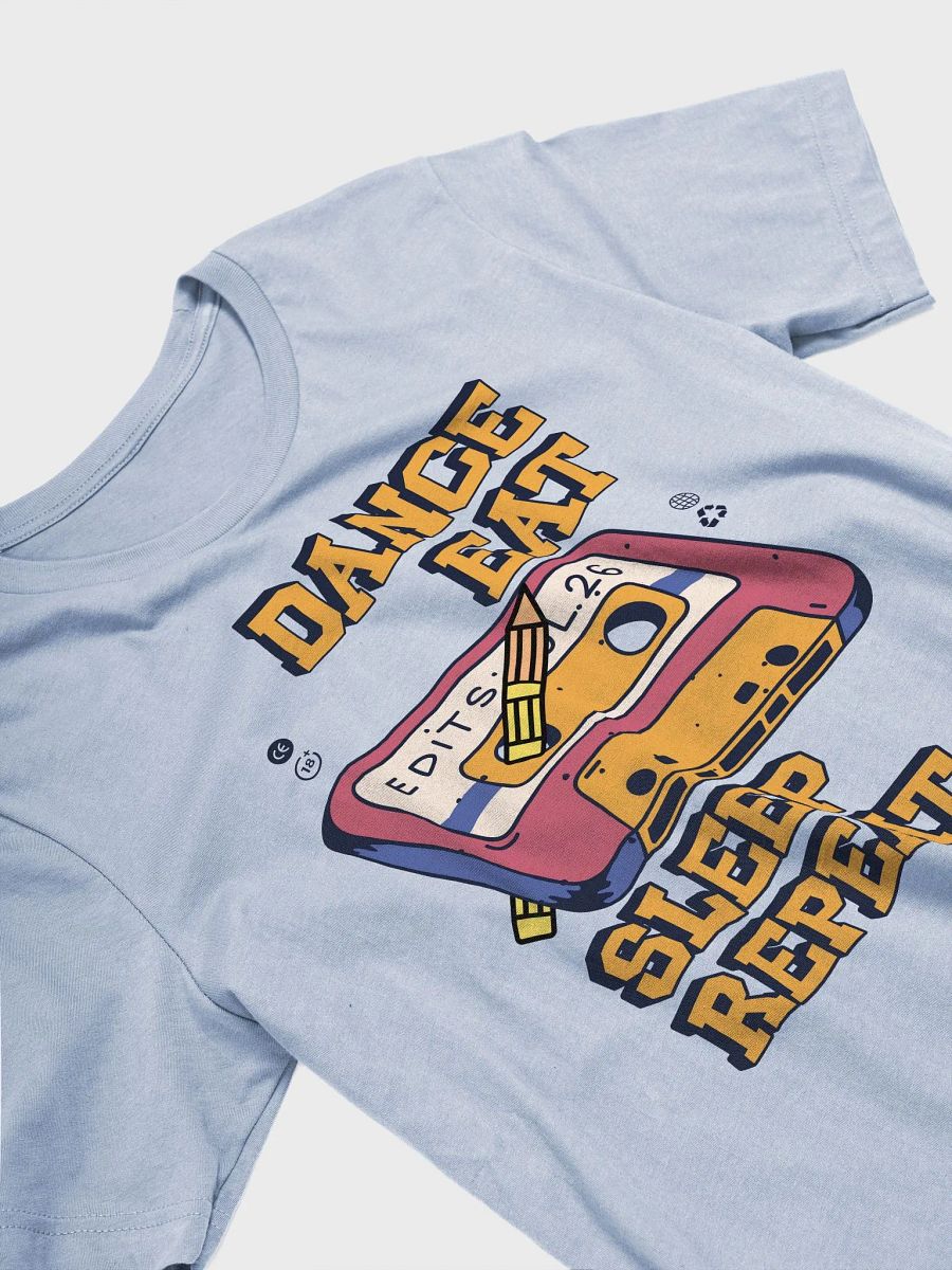 Dance, Eat, Rewind, Repeat Cassette Tape T-Shirt product image (4)