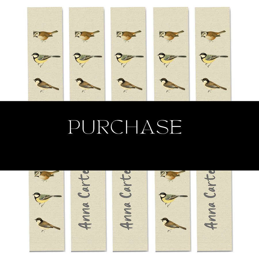 Tit Bird Bookmark product image (7)