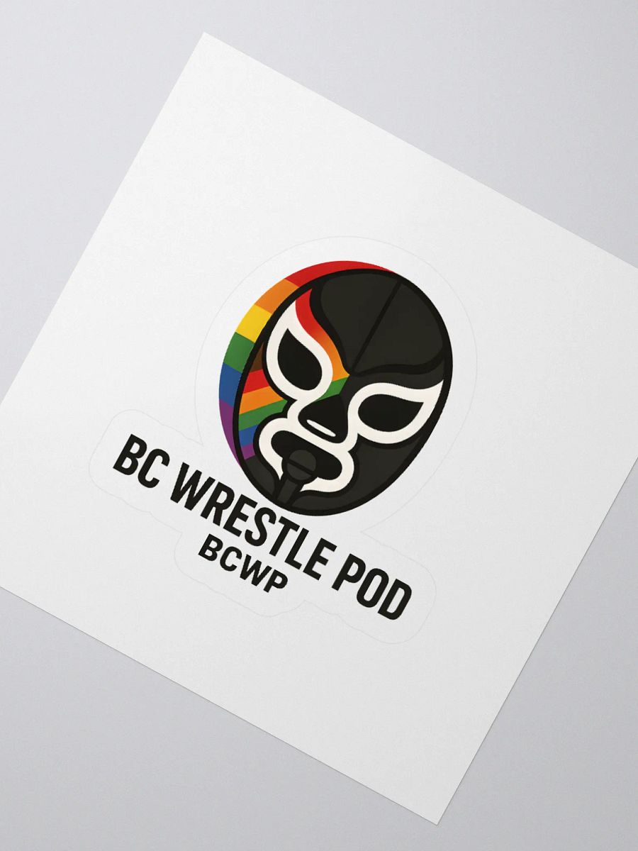 Voices in the Ring: BC Wrestle Pod Logo Sticker product image (5)