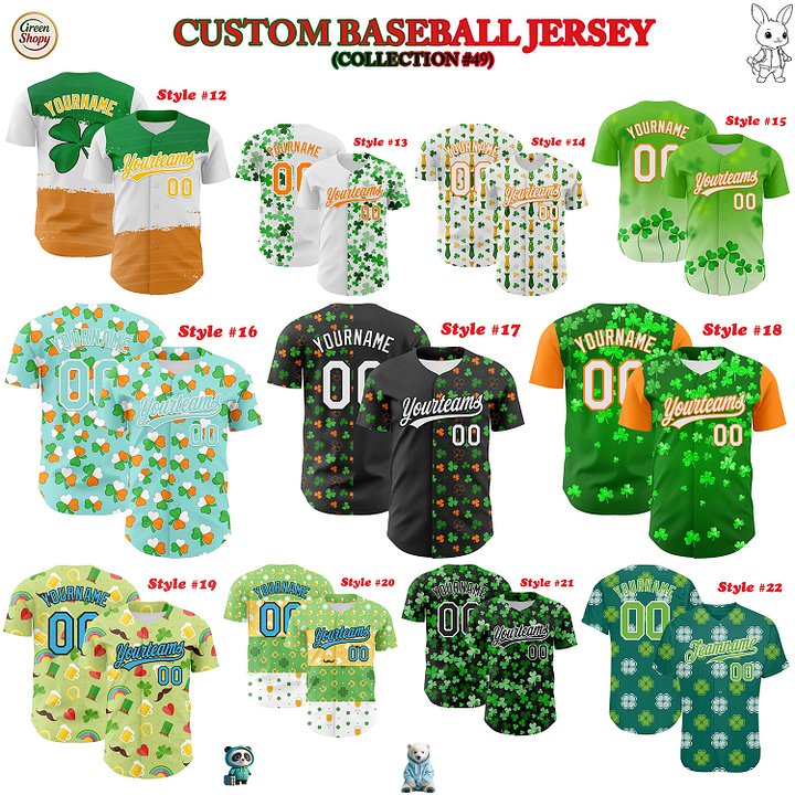 Authentic Baseball Jersey, Custom Baseball Jersey, Personalized Sport Jersey, Colorful, Number, Patrik Day product image (2)