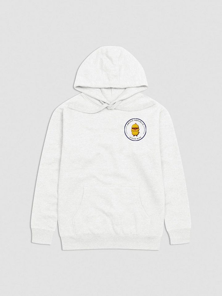 Simple Qwack hoodie(White) product image (1)
