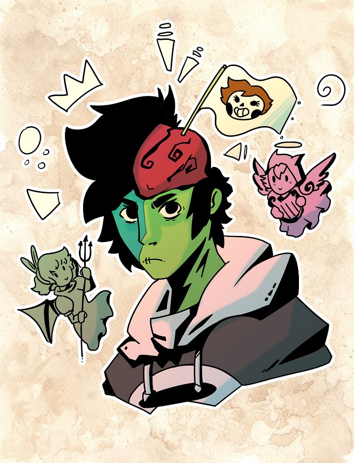 Ghost Friends Dead Already Book and Print Bundle product image (2)