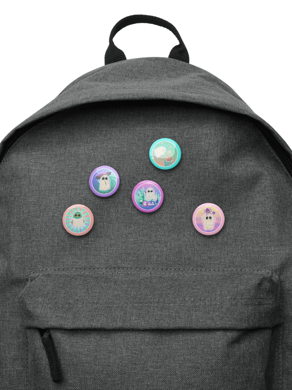Little Ghost Pin Set #3 product image (3)