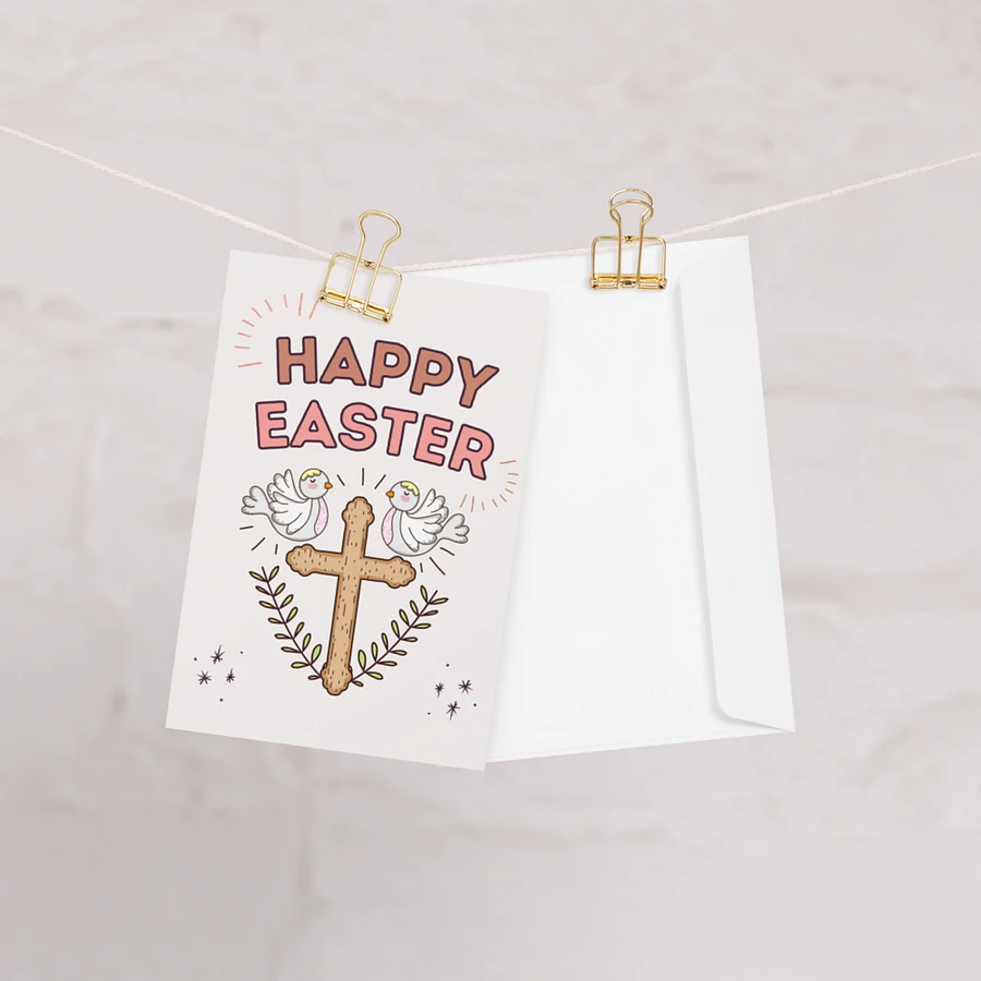 Happy Easter Doves & Cross Greetings Card product image (14)