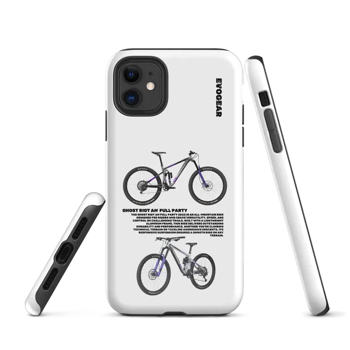 White Ghost Riot AM Full Party iPhone Case product image (1)