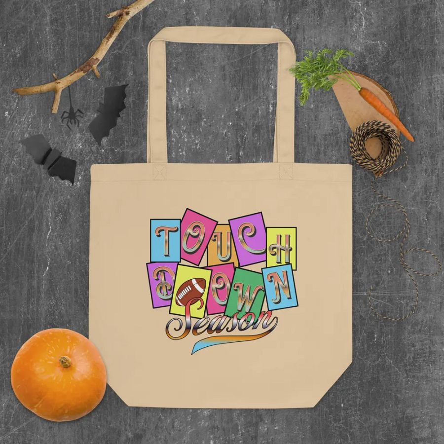 Touchdown Season Eco-Friendly Tote Bag product image (4)