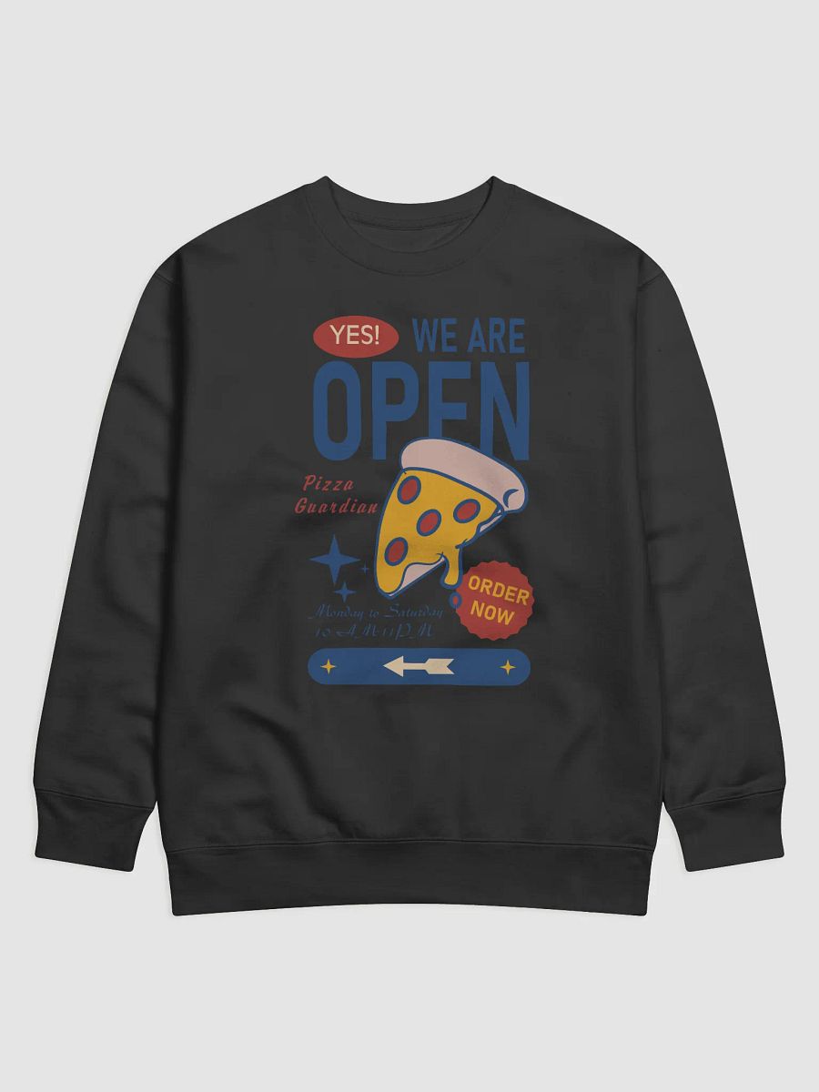 Cheesy Slice Opening hours Sweatshirt product image (1)