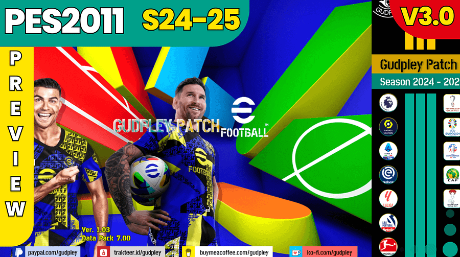 PES 2011 - Gudpley Patch Season 2025 V.3 product image (1)