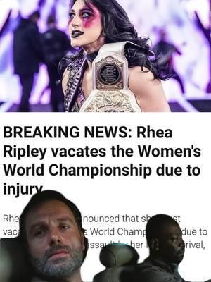 Its been a hard week to say the least #wwe #rhearipley 