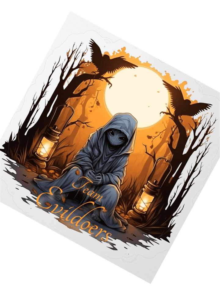 Clear Evildoers Sticker product image (5)
