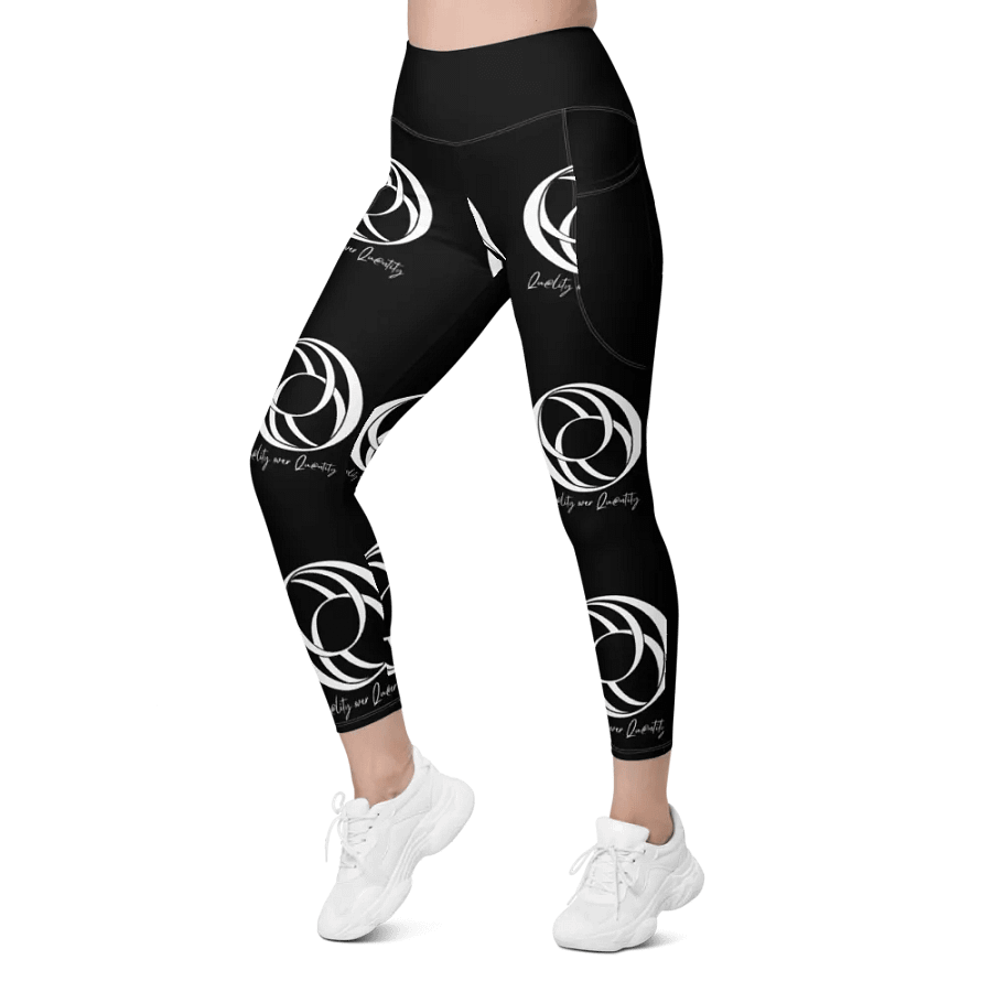 All Over Women's Leggings (Black) product image (2)