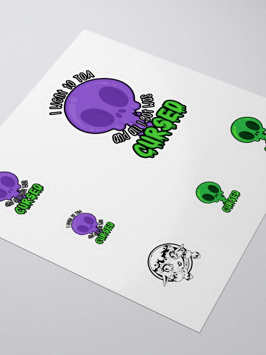 All I Got Was Cursed - Warlock - Sticker Sheet product image (3)