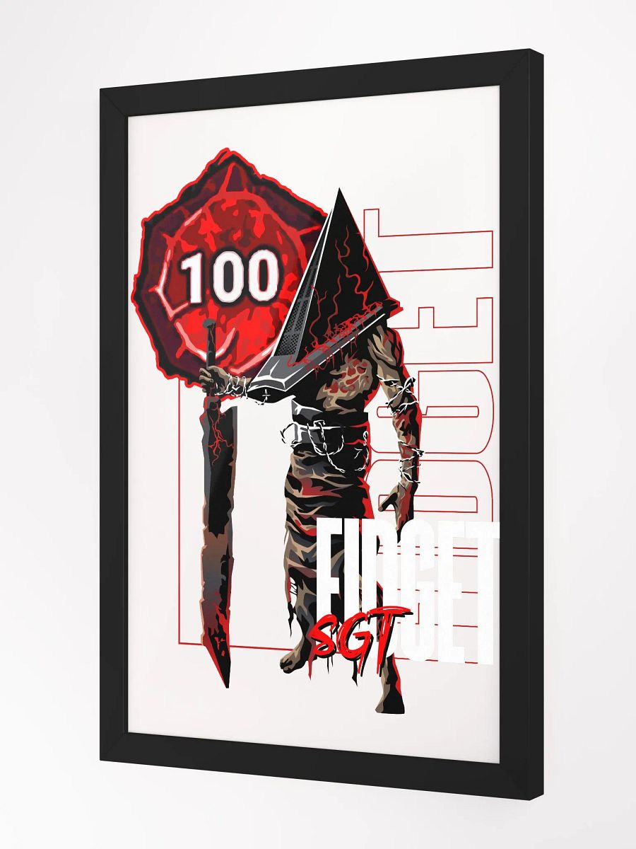 P100 Pyramid Head - Framed Poster product image (2)