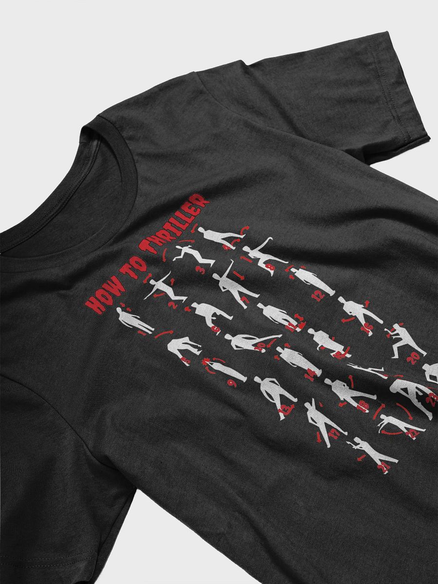 Step by Step Thriller Dance Instructions Halloween T-Shirt, Unisex Michael Jackson Classic Tee product image (5)