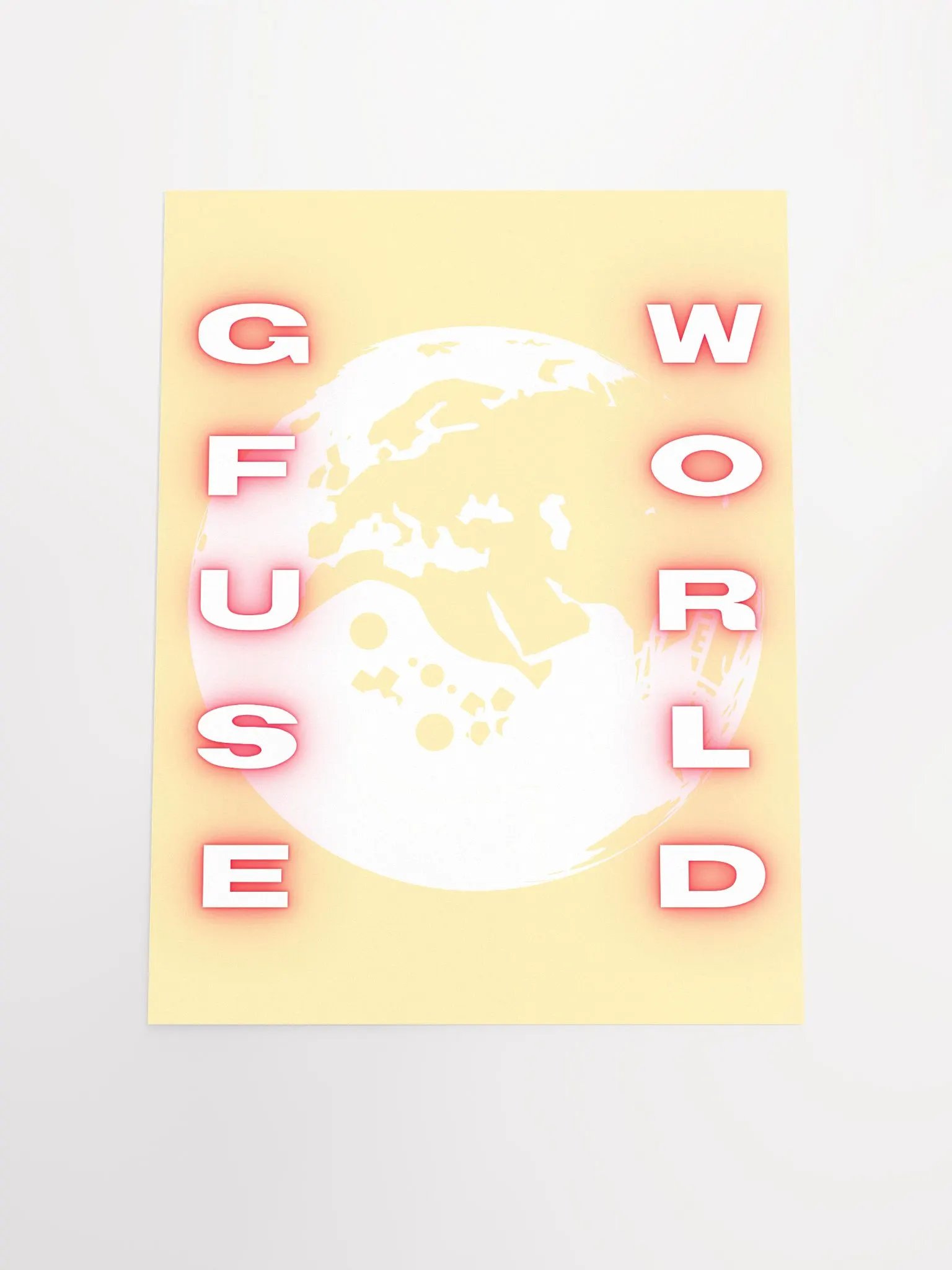 GFuse World Poster | Sand Red product image (4)