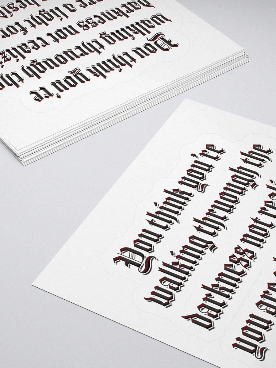 Positivity Darkness - Sticker product image (6)