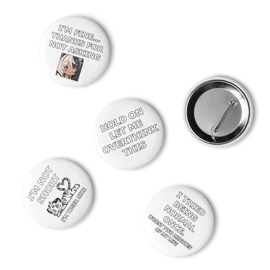 Pin Button - Limited Edition Collection #3 (White) product image (10)