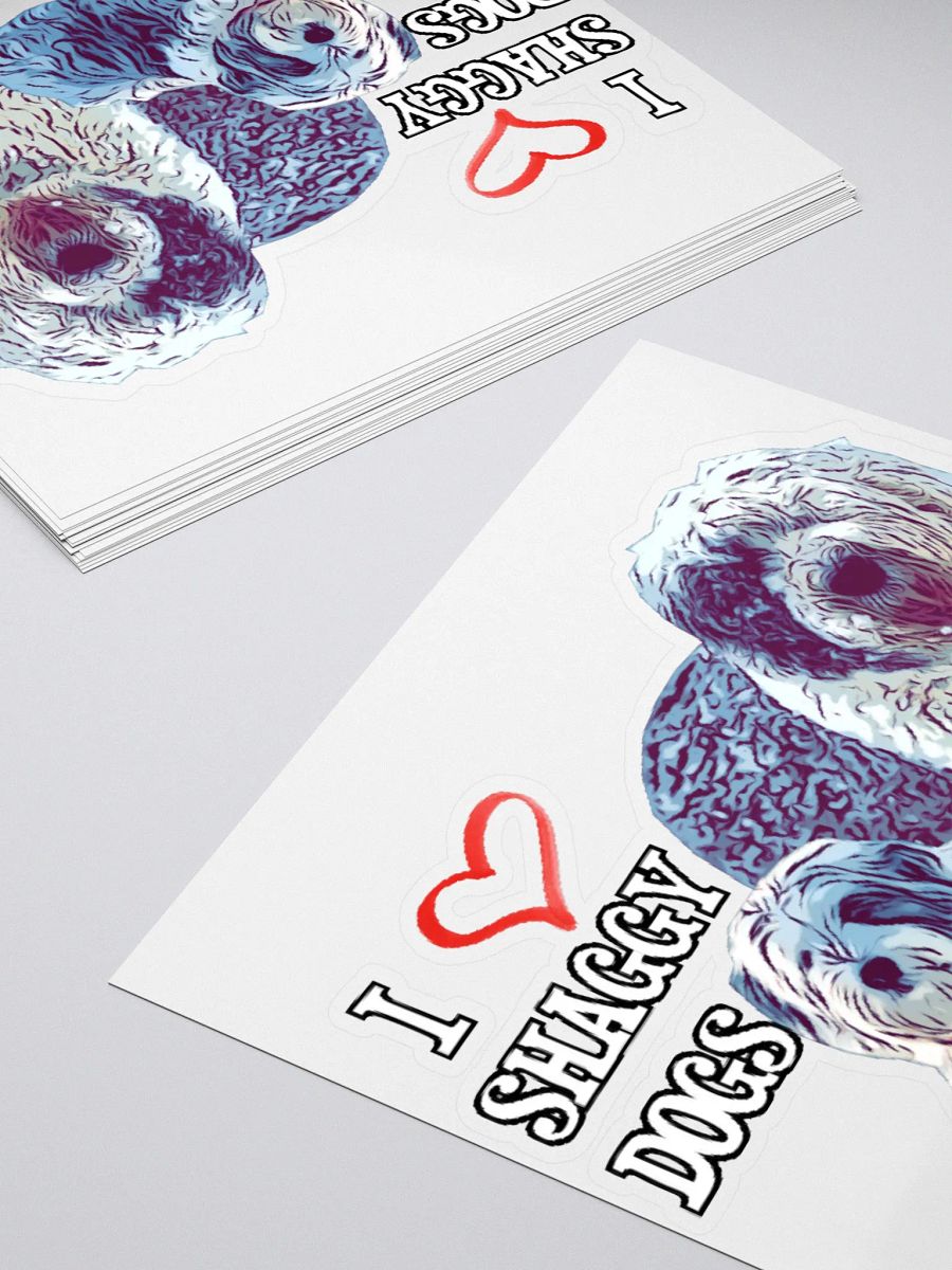Shaggy Dog Love Sticker product image (4)