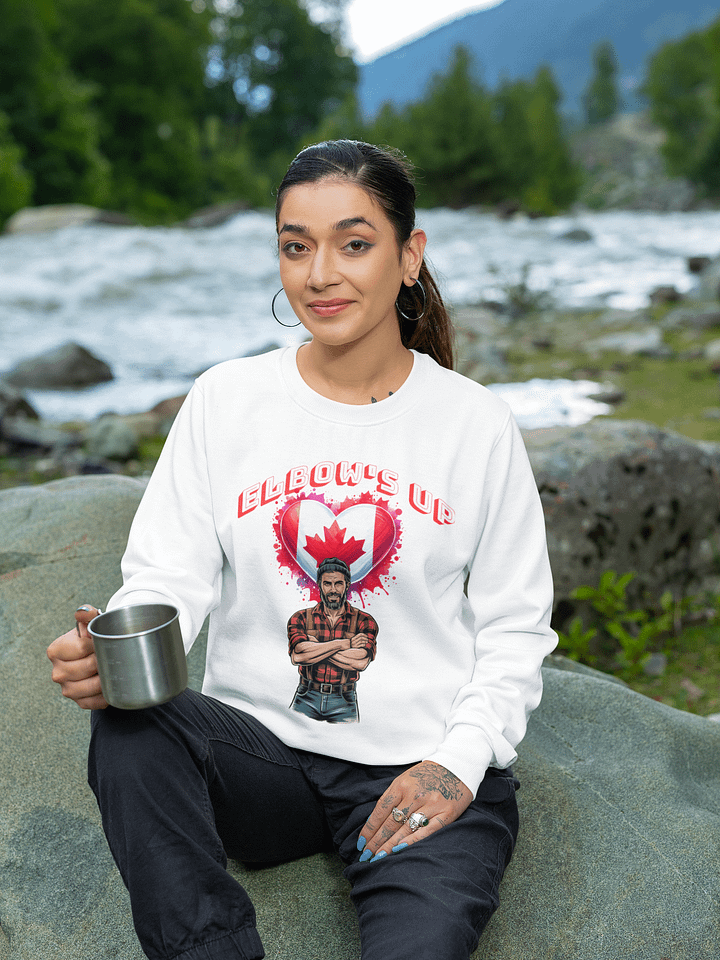 Canadian Flag Heart Premium Sweatshirt product image (1)