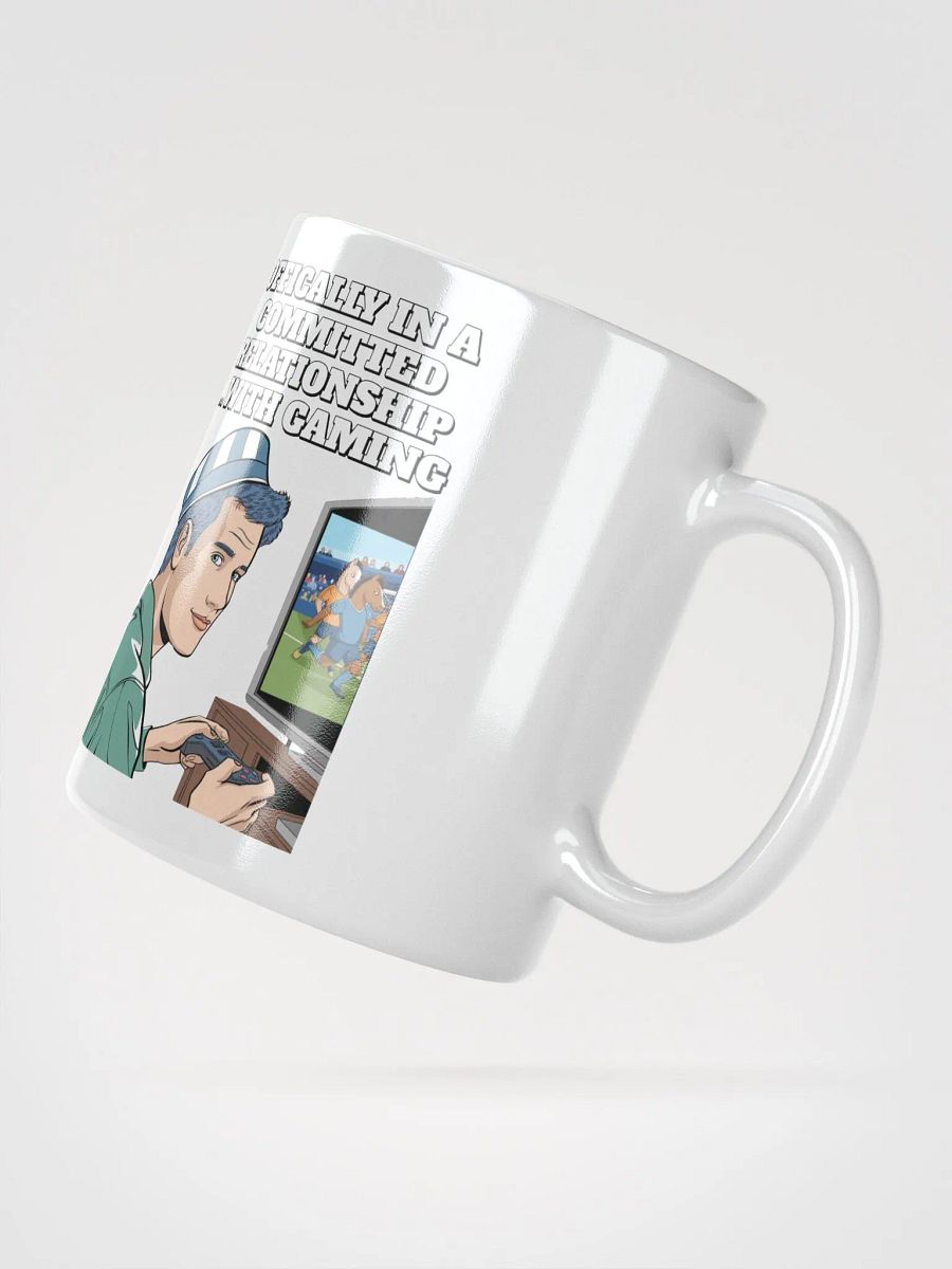 Offically In A Committed Relationship...With Gaming Funny White Coffee Mug product image (4)