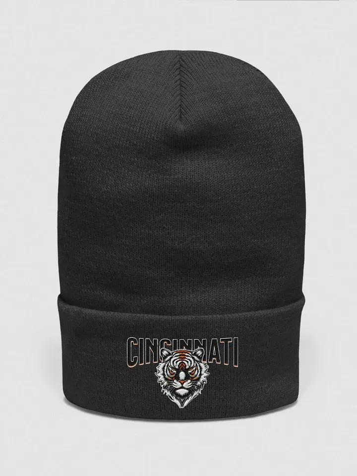 Cincinnati Bengals "Tiger Pride" Embroidered Beanie | NFL | Home Locker product image (1)