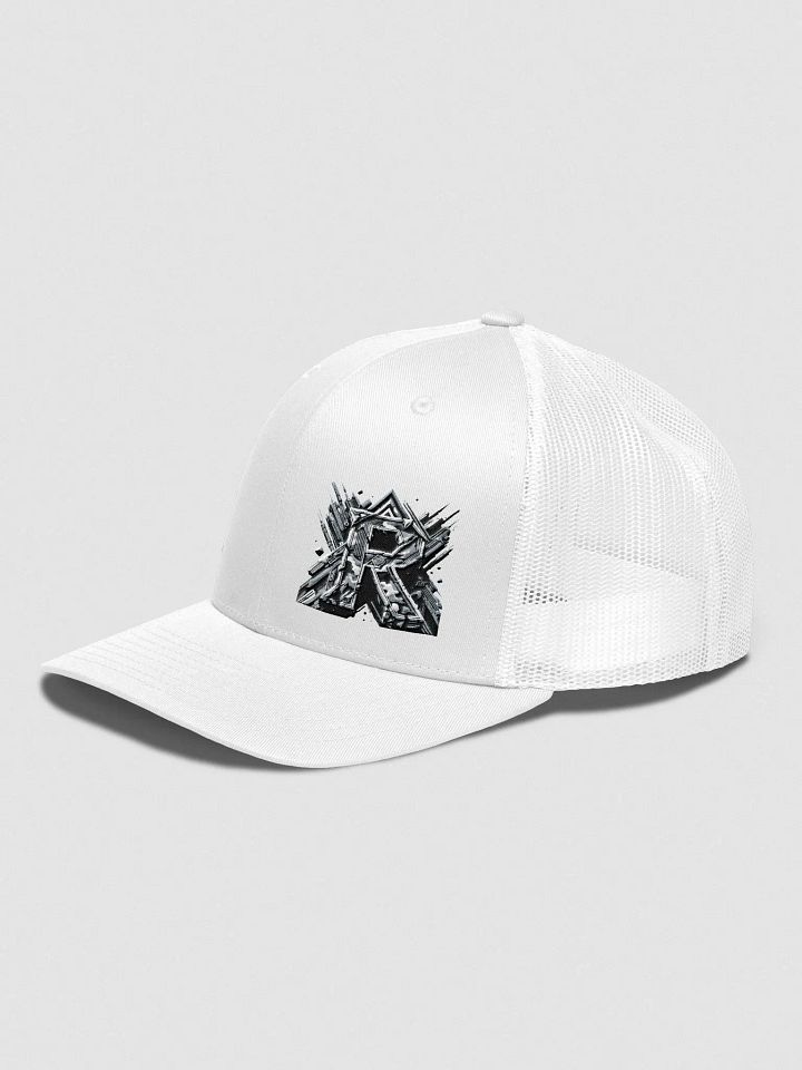 Retro Industrial Letter R Trucker Hat product image (2)