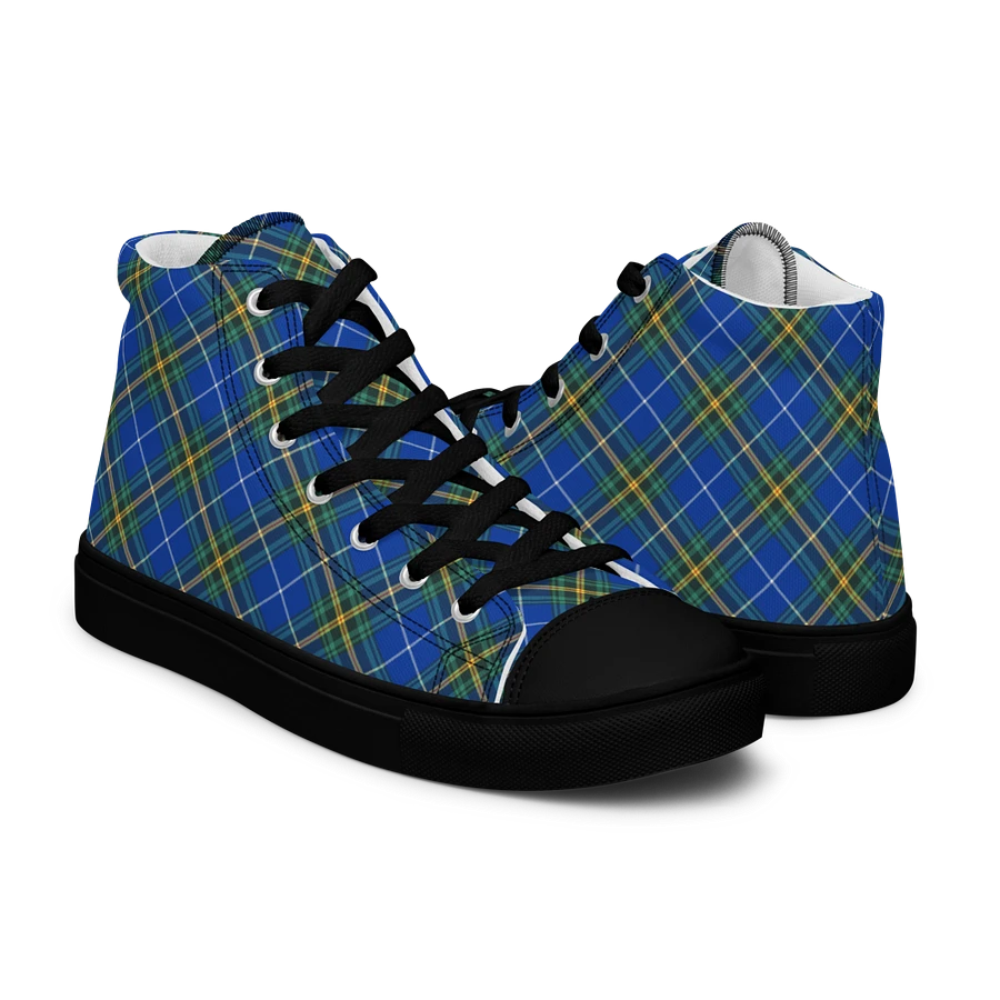 Nova Scotia Tartan Men's High Top Shoes product image (7)