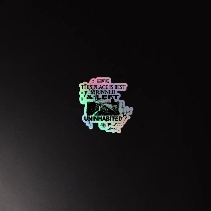 SHUNNED AND UNINHABITED (sticker) product image (4)