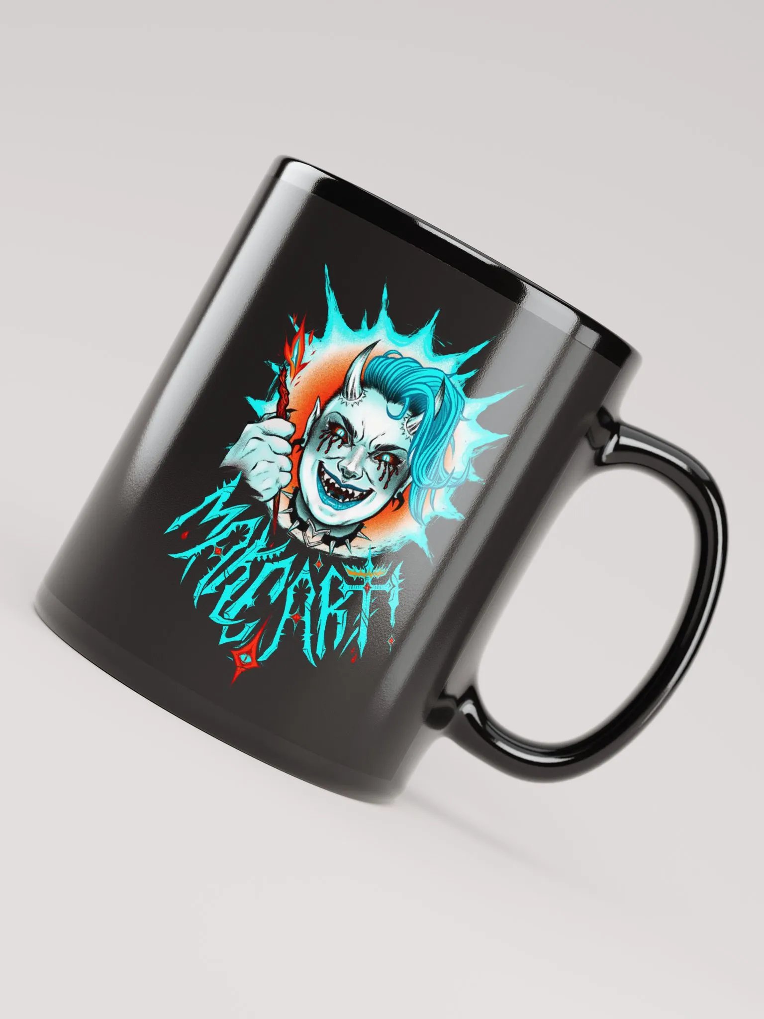 Make Art Black Glossy Mug product image (8)